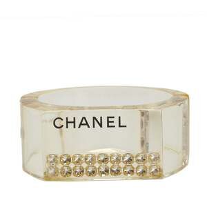 Chanel Bangle Clear And Yellow Plastic #218702C76B